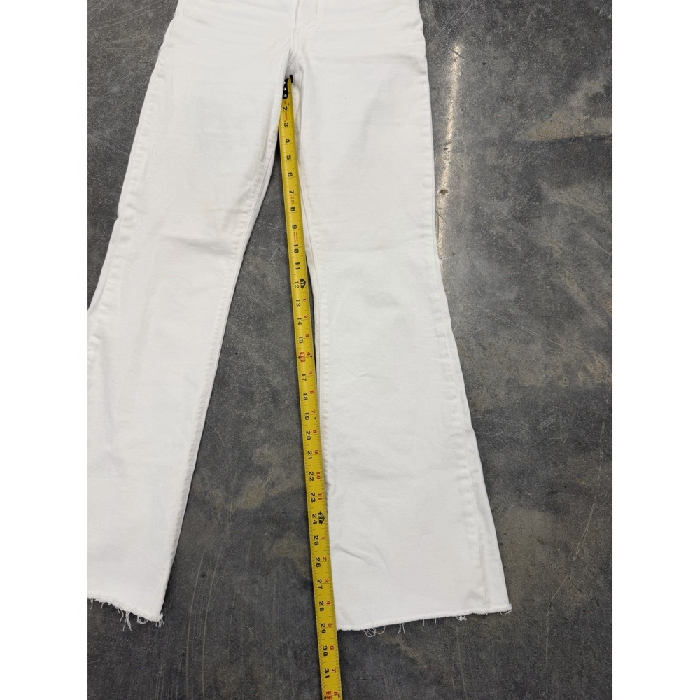Kut From The Kloth Stella High Rise Fab Ab Flare Jeans Womens 0 White Raw Ankle - Picture 2 of 8